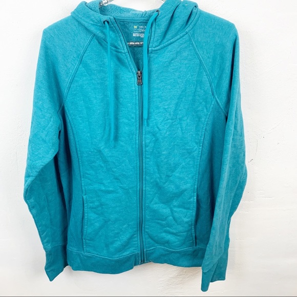 tek gear Tops - Tek Gear l Blue Hooded Zip Up Jacket